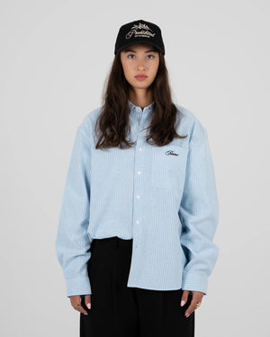 Prohibited The Oxford Button Down Overhemd Blauw
