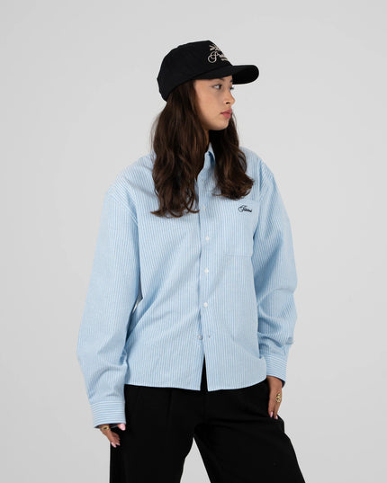 Prohibited The Oxford Button Down Overhemd Blauw