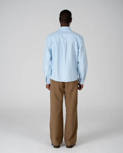 Prohibited The Oxford Button Down Overhemd Blauw