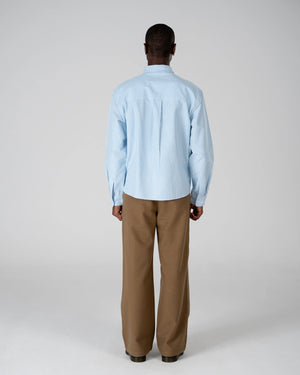 Prohibited The Oxford Button Down Overhemd Blauw