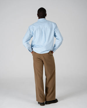 Prohibited The Oxford Button Down Overhemd Blauw