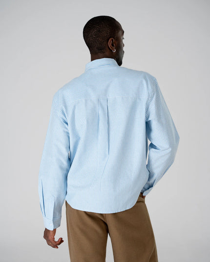 Prohibited The Oxford Button Down Overhemd Blauw