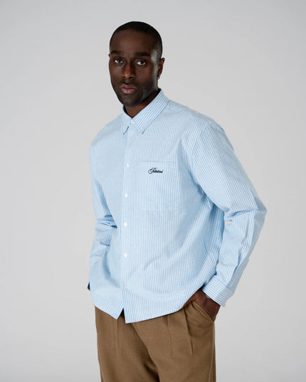 Prohibited The Oxford Button Down Overhemd Blauw
