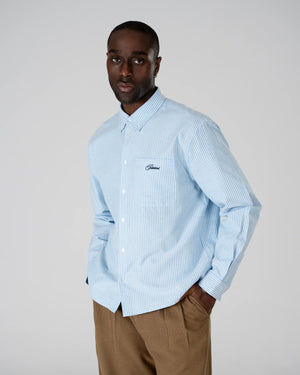 Prohibited The Oxford Button Down Overhemd Blauw