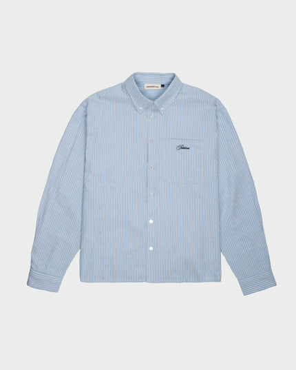 Prohibited The Oxford Button Down Overhemd Blauw