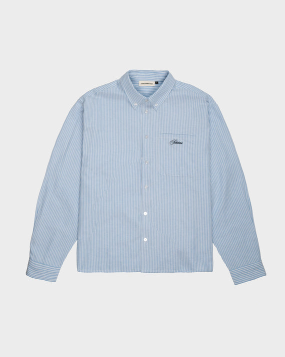 Prohibited The Oxford Button Down Overhemd Blauw