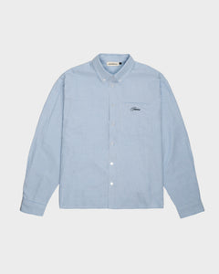 Prohibited The Oxford Button Down Overhemd Blauw