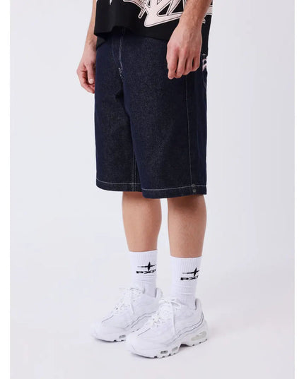 Project X Paris Short Flare Korte Broek Blauw