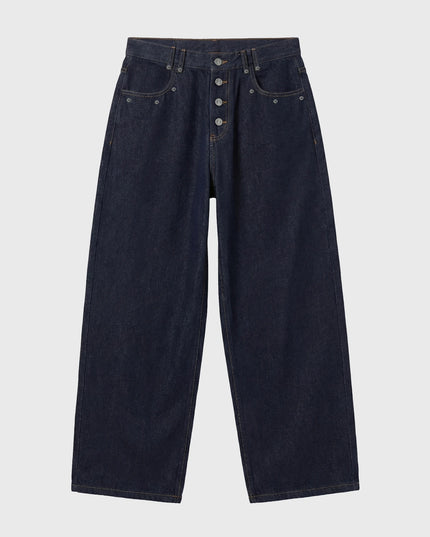 Project X Paris Essentials Baggy Jeans Denimblauw, vooraanzicht.