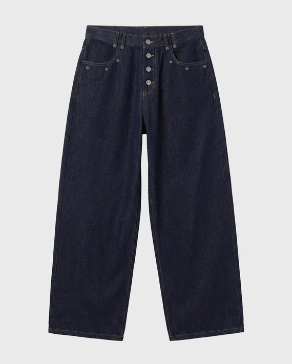 Project X Paris Essentials Baggy Jeans Denimblauw, vooraanzicht.