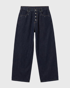 Project X Paris Essentials Baggy Jeans Denimblauw, vooraanzicht.