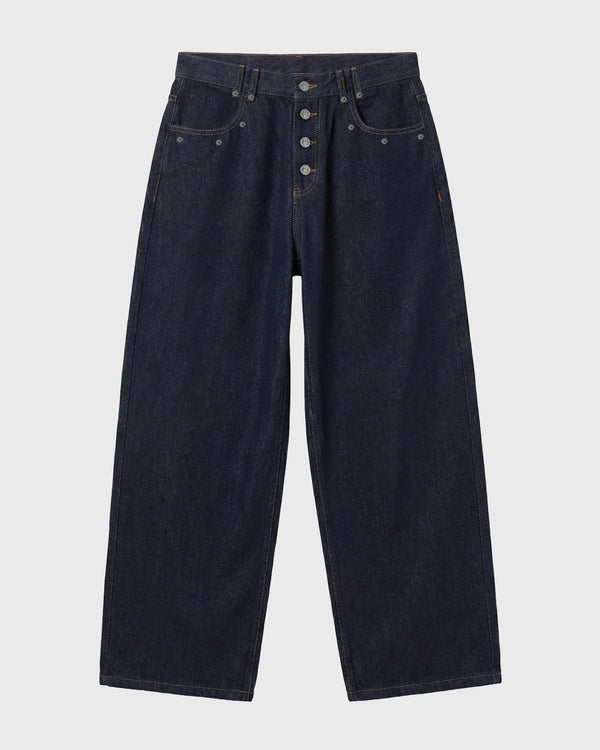 Project X Paris Essentials Baggy Jeans Denimblauw, vooraanzicht.