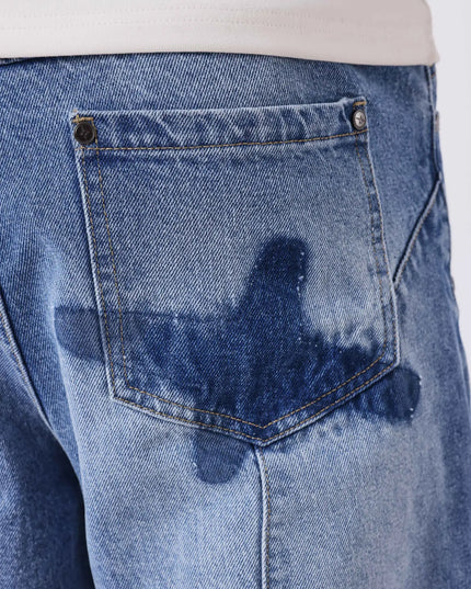 Project X Paris Mountain Jeans Lichte Wassing Denim, detailopname, opname 3.