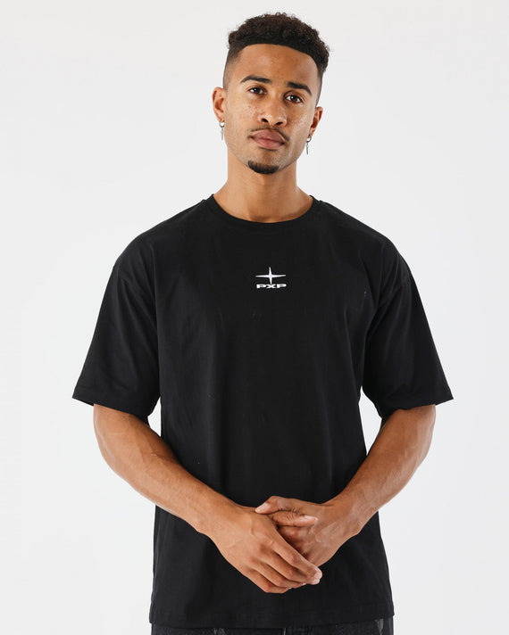 project-x-paris-streetwear-zwart-burned-sportst-shirt-brode