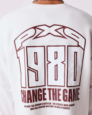 Project X Paris Matchday 1980 T-Shirt Wit, detailopname, opname 2.