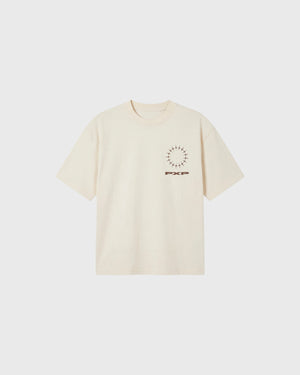 Project X Paris Downtown T-Shirt Crème, vooraanzicht.