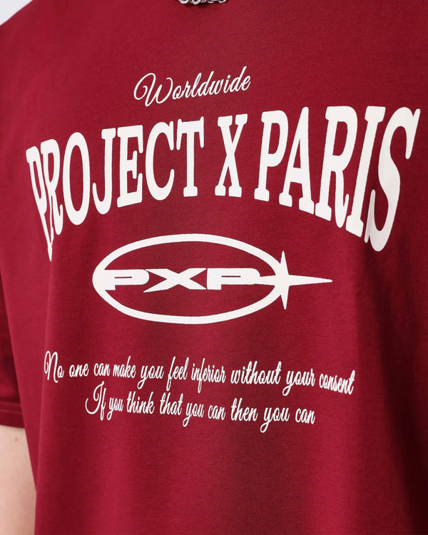 Project X Paris T-shirt Worldwide Rood cu