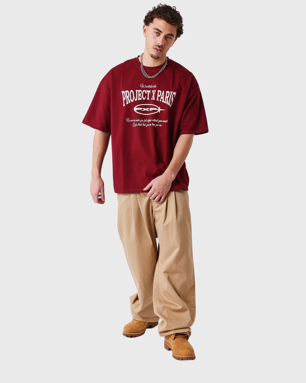 Project X Paris T-shirt Worldwide Rood ver