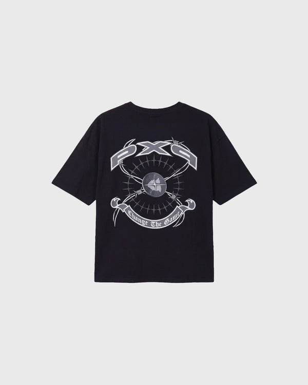 Project X Paris Downtown T-Shirt Zwart, achteraanzicht.
