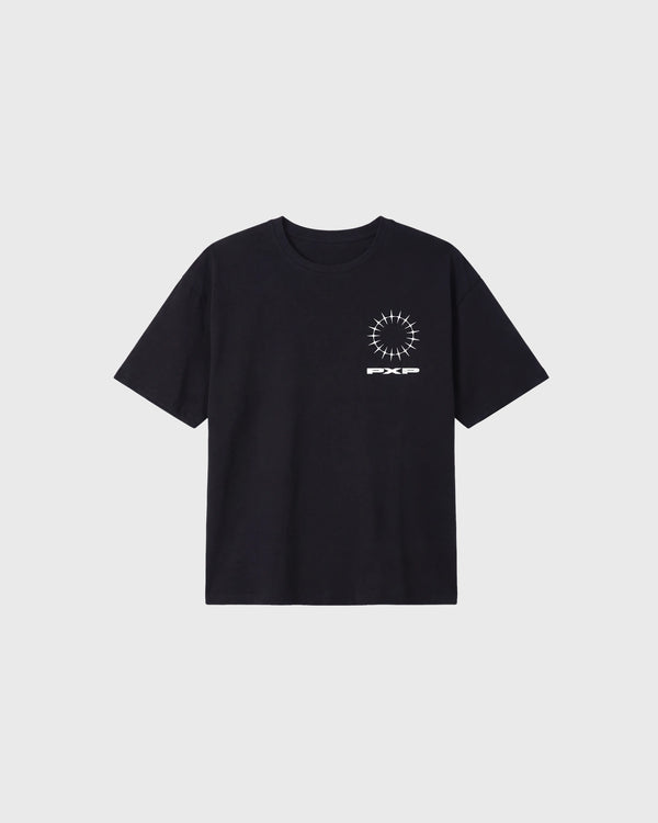 Project X Paris Downtown T-Shirt Zwart, vooraanzicht.