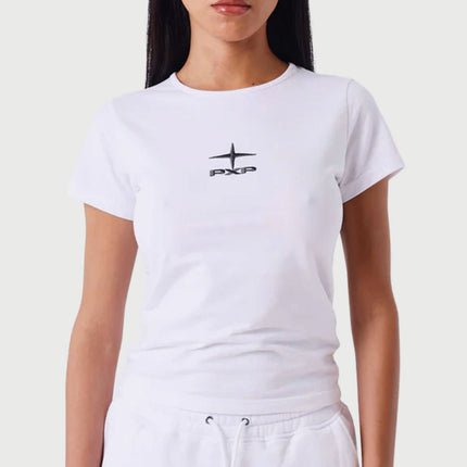 Project X Paris Dames Logo T-Shirt Wit voor