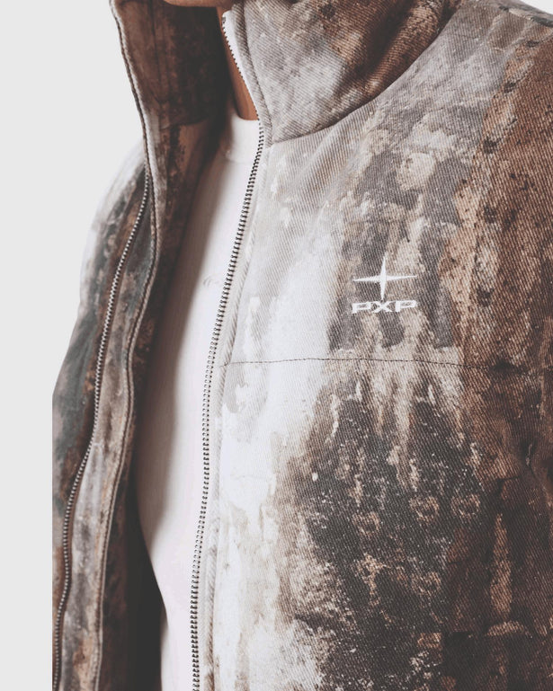 Project X Paris Bodywarmer Realtree close up logo vooraanzicht
