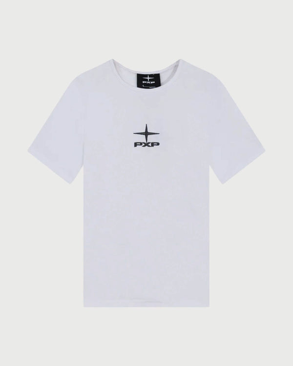 Project X Paris Dames Logo T-Shirt Wit verrre aanzicht