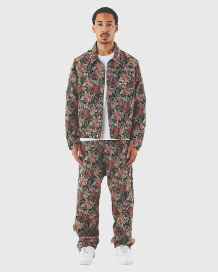 Project X Paris Floral Jacket Zwart vooraanzicht veraf