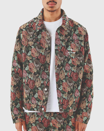 Project X Paris Floral Jacket Zwart voor