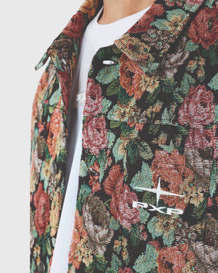 Project X Paris Floral Jacket Zwart pxp logo