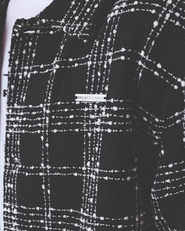 Project X Paris Pattern Jacket Zwart detaile foto