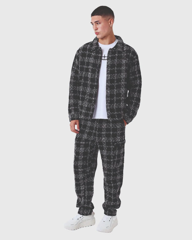 Project X Paris Pattern Jacket Zwart verre aanzicht