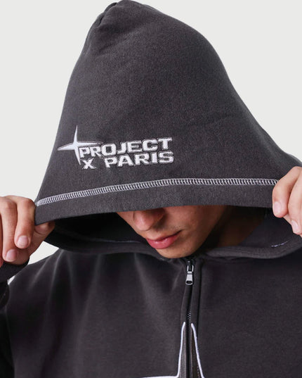 Project X Paris Zip Hoodie UK Drip Zwart pxp hoodie