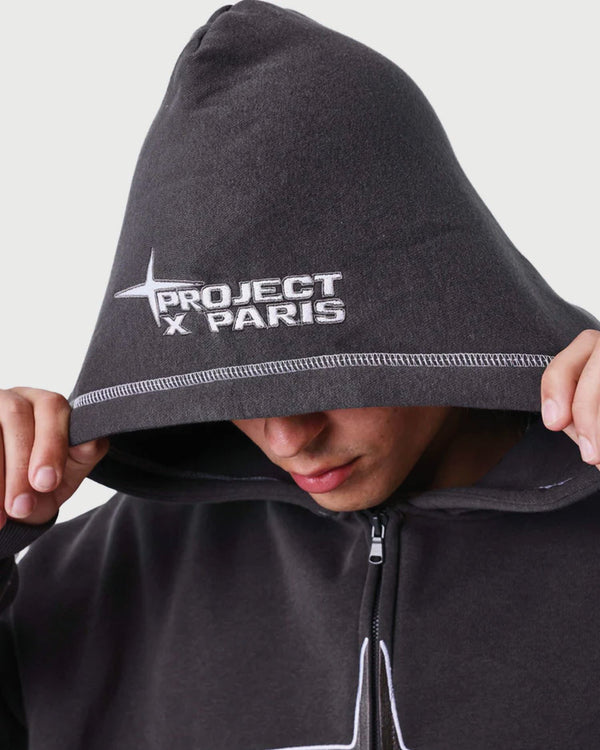 Project X Paris Zip Hoodie UK Drip Zwart pxp hoodie