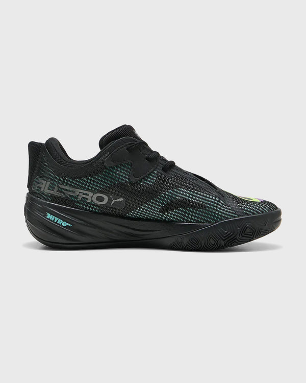 Puma All-Pro NITRO 2 Basketbalschoen Zwart/Mint