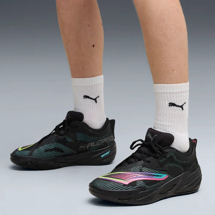 Puma All-Pro NITRO 2 Basketbalschoen Zwart/Mint