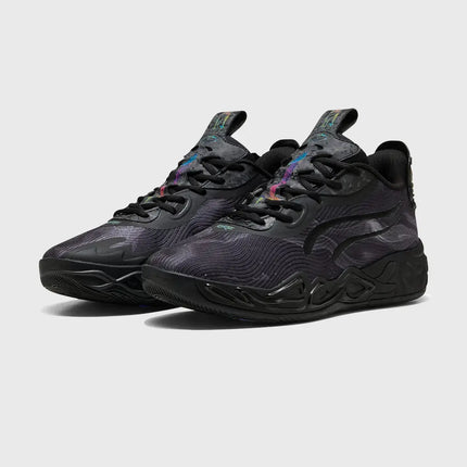 Puma MB.04 Team LaMelo Ball Basketbalschoen Zwart