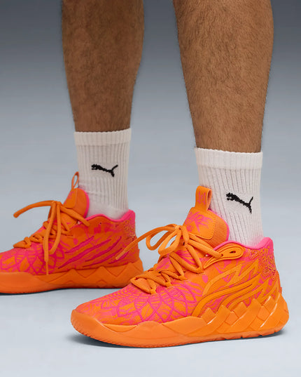 Puma MB.01234 Mash-Up Basketbalschoen Oranje
