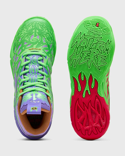 Puma MB.04 TMNT Raphael & Donatello JR Basketbalschoen Groen