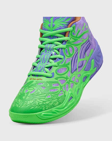 Puma MB.04 TMNT Raphael & Donatello JR Basketbalschoen Groen
