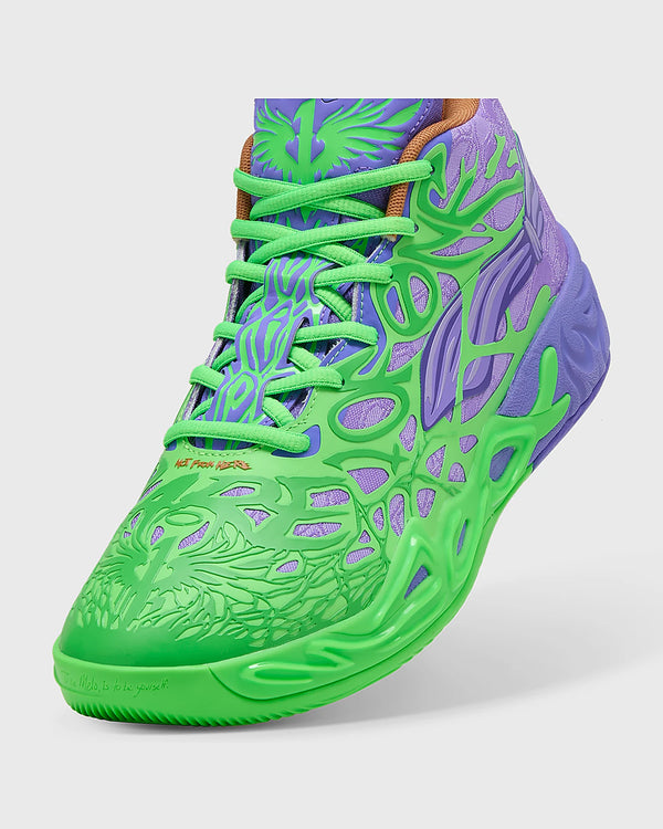 Puma MB.04 TMNT Raphael & Donatello JR Basketbalschoen Groen