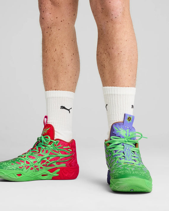 Puma MB.04 TMNT Raphael & Donatello Basketbalschoen Groen