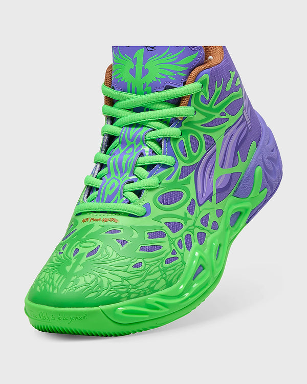 Puma MB.04 TMNT Raphael & Donatello Basketbalschoen Groen