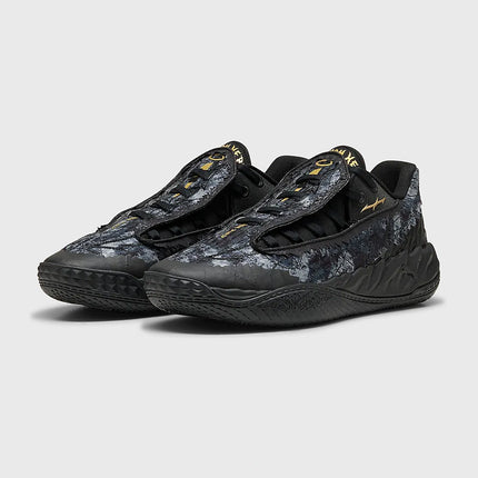 Puma MB.05 Lo Team Basketbalschoen Zwart Goud