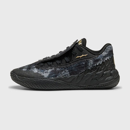Puma MB.05 Lo Team Basketbalschoen Zwart Goud