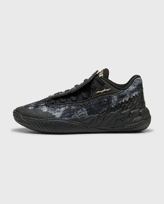 Puma MB.05 Lo Team Basketbalschoen Zwart Goud