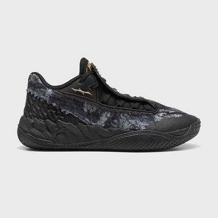 Puma MB.05 Lo Team Basketbalschoen Zwart Goud