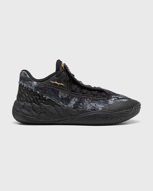 Puma MB.05 Lo Team Basketbalschoen Zwart Goud