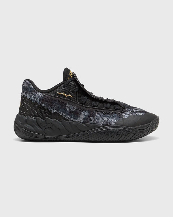 Puma MB.05 Lo Team Basketbalschoen Zwart Goud