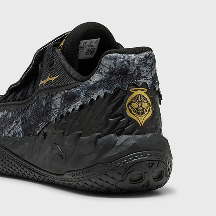 Puma MB.05 Lo Team Basketbalschoen Zwart Goud